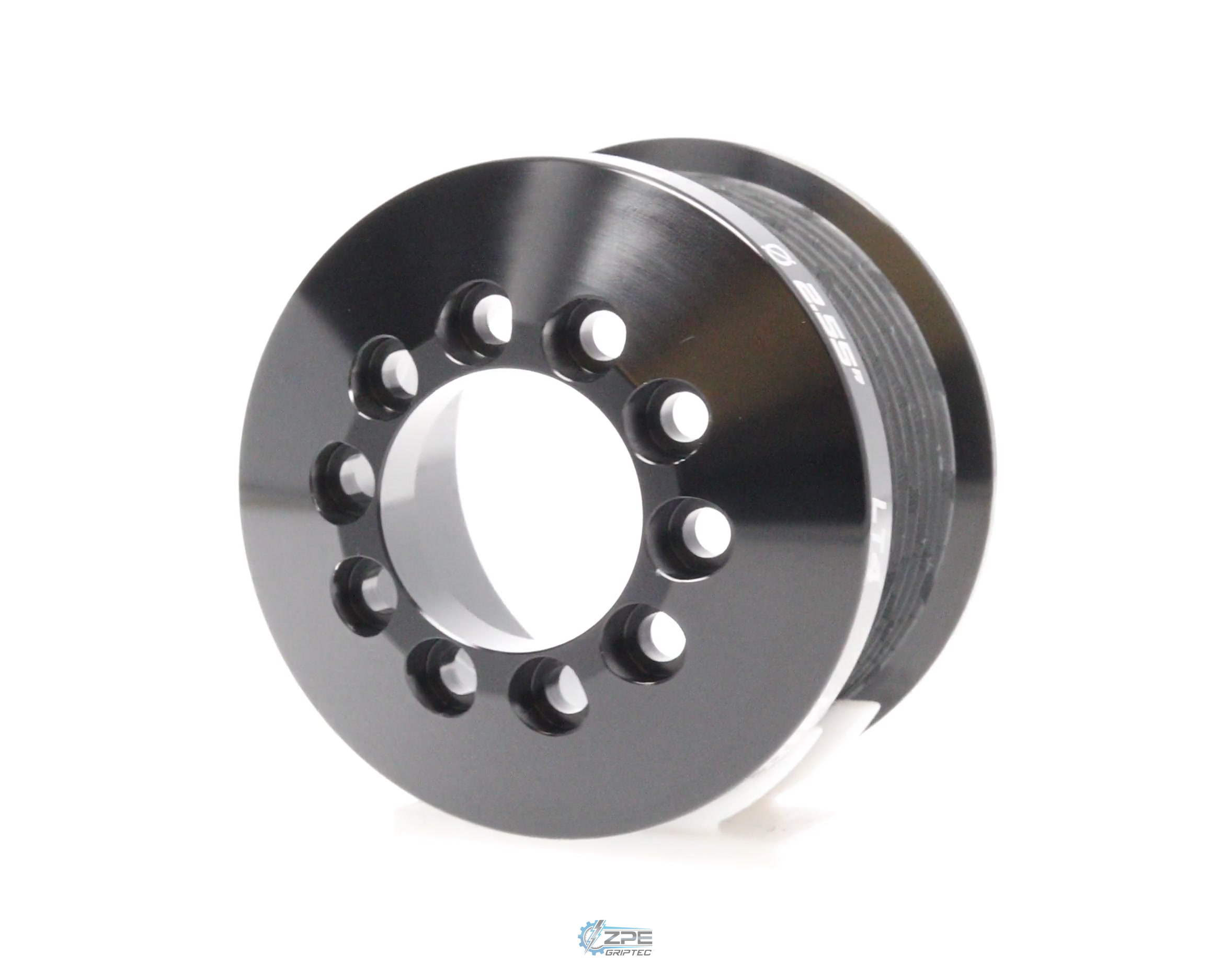 2.55" 8 Rib ZPE GripTec® 2pc MKII LT4 L2V Black Pulley Only